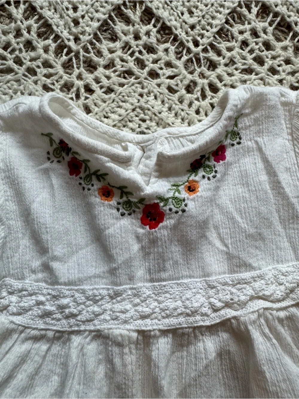 Vintage Gymboree Olive Green 2T Girl Bundle Floral Embroidered Cute Summer